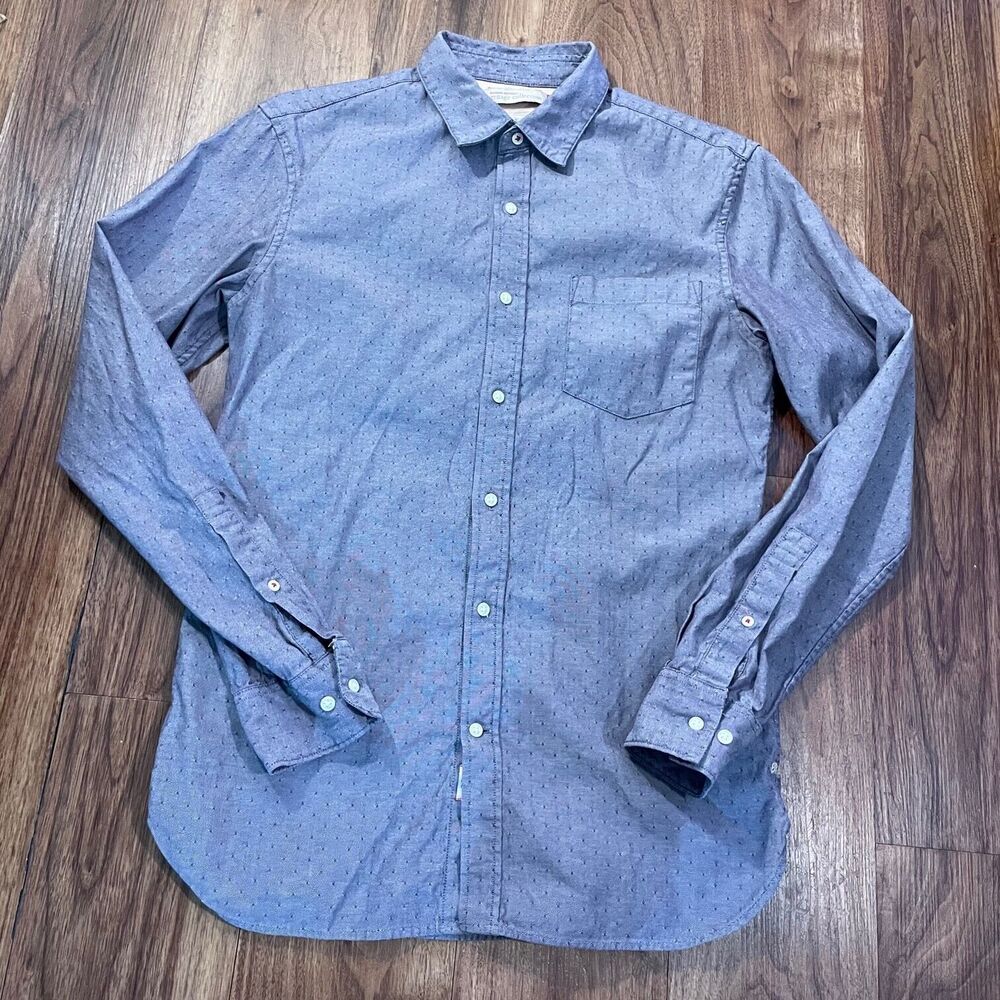 Banana Republic Heritage Collection Tailored Slim Fit Blue Button Up Men’s Small